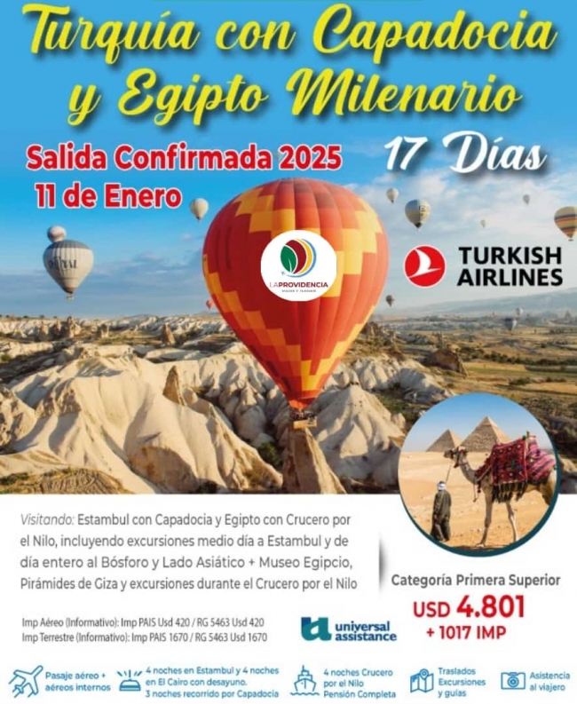  TURQUIA Y EGIPTO - 11 ENERO 2025 